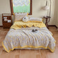 Elegant Floral Pure Cotton Double-layer Gauze Summer Quilt