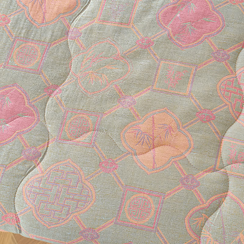 Retro Bamboo Pure Cotton Double-layer Gauze Summer Quilt