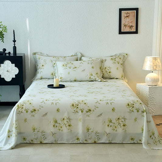 Butterfly Floral Silky Soft Summer Coverlet