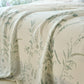 Lavender Print Silky Soft Summer Coverlet
