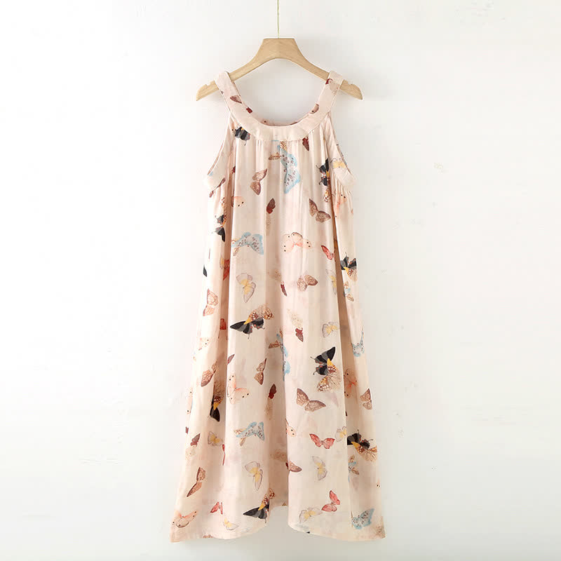 Vintage Butterfly Print Camisole Nightwear