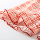 Sweet Diamond Pattern Cotton Gauze Camisole Nightwear
