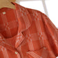 Unisex Plaid Cotton Yarn-Dyed Loungewear Set