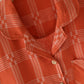 Unisex Plaid Cotton Yarn-Dyed Loungewear Set
