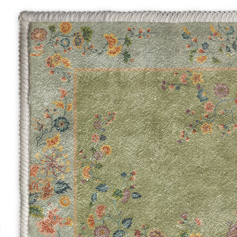 Non-slip Refresh Floral Indoor Outdoor Area Rug