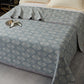 Geometric Diamond Grid Cotton Yarn-dyed Quilt