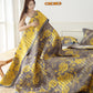 Peony Cotton Jacquard Reversible Quilt