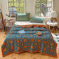 Retro Bamboo Pure Cotton Double-layer Gauze Summer Quilt