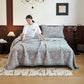 Zebra Print Cotton Muslin Bedspread