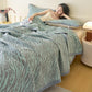 Zebra Print Cotton Muslin Bedspread