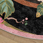 Floral Bird Round-shaped Anti-slip Area Rug