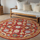 Exotic Baroque Round-shaped Area Rug