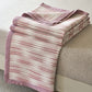 Stripe Print Cotton Muslin Bedspread