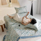 Rose Print Cool Natural Fiber Bedspread