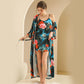 Luxurious Peony Kimono Bathrobe Set