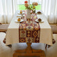 Moroccan Style Jacquard Decorative Tablecloth