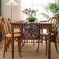 Vintage Tassel Jacquard Floral Table Runner