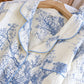Toile Print Cotton Gauze Nightwear Set