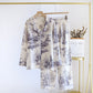 Ink-wash Toile Print Cotton Gauze Loungewear