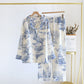 Ink-wash Toile Print Cotton Gauze Loungewear