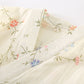 Floral Cotton Gauze Kimono Loungewear Robe