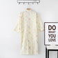 Floral Cotton Gauze Kimono Loungewear Robe