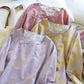 Oriental Hostas Jacquard Cotton Sleepwear Set