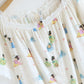 Oriental Cartoon Princess Cotton Lace Nightdress