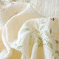 Butterfly Leaf Print Cotton Pajama Set