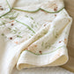 Butterfly Leaf Print Cotton Pajama Set