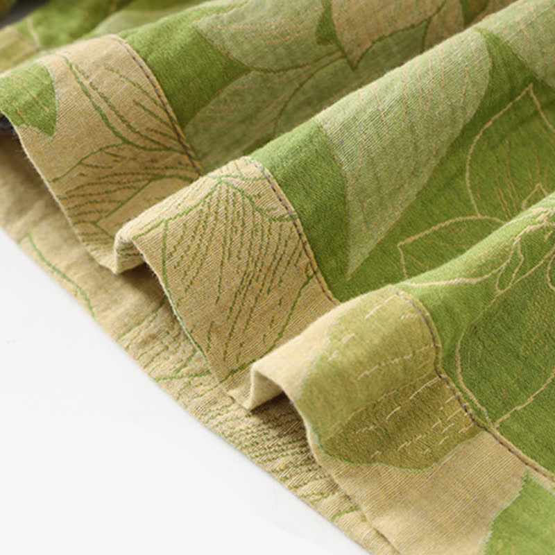 Unisex Hibiscus Cotton Kimono Loungewear Set