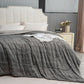 Grey Blue Double-sided Cooling Quilt
