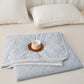 Reversible Cooling Quilt with Clover Grid Stitching
