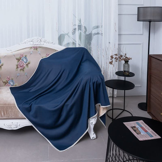 Reversible Fleece & Ice Silk Blanket