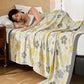 Peach Blossom Print Cooling Bedspread