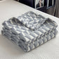 Geometric Triangle Print Cotton Muslin Quilt