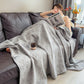 Floral Leaf Print Cotton Muslin Quilt