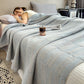 Minimalist Stripe Print Cotton Muslin Quilt