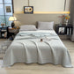 Minimalist Stripe Print Cotton Muslin Quilt