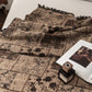 Floral Plaid Patchwork Cotton Muslin Quilt