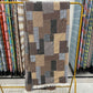 Plaid Patchwork Cotton Muslin Tassel Quilt