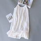 Red Floral Cotton Gauze Cami Nightgown