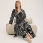 Modern Leopard Print Kimono Robe