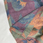 Brown Leaf Print Cotton Kimono Robe