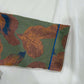 Brown Leaf Print Cotton Kimono Robe