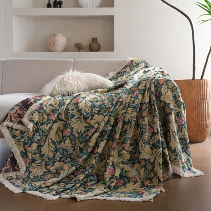 Jacquard Carnation Tapestry Sofa Protector