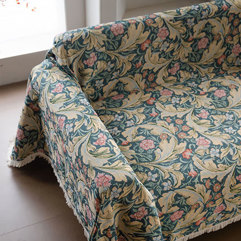 Jacquard Carnation Tapestry Sofa Protector