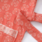 Four-Leaf Clover Cotton Gauze Kimono Robe