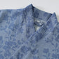 Subtle Floral Kimono Robe with Pocket