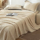 Twig Stripes Textured Cotton Linen Bedspread
